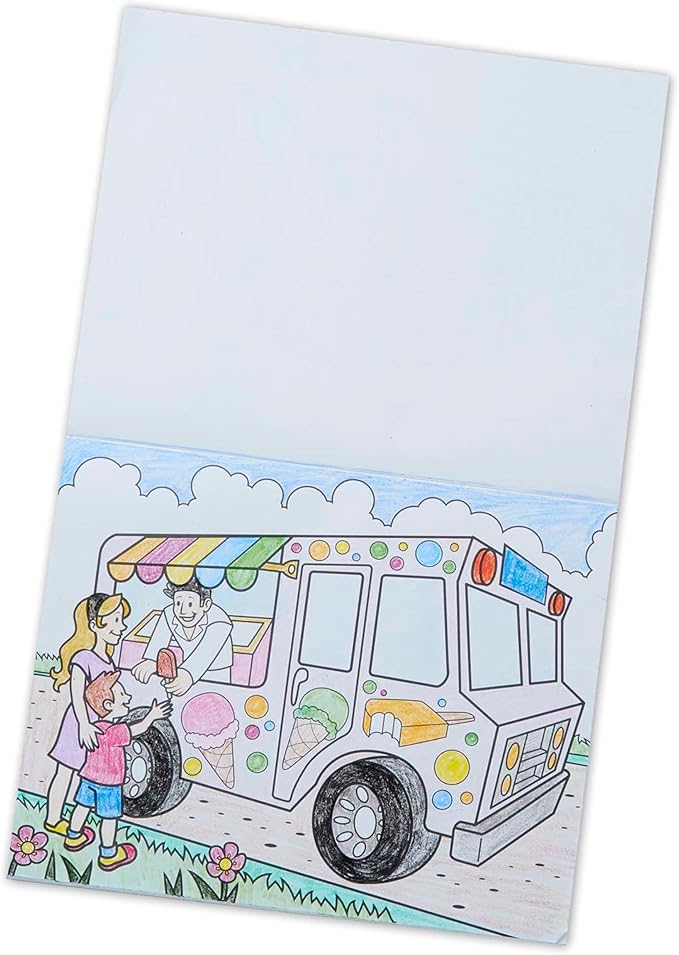 Melissa & Doug Jumbo Coloring Pad: Vehicles - 50 Pages of White Bond Paper (11 x 14 inches)