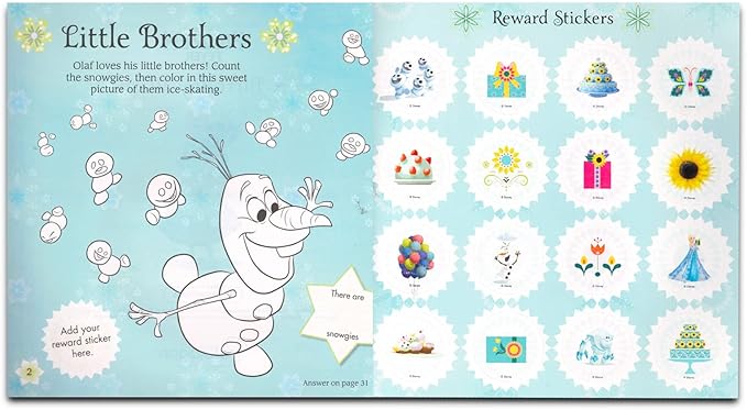 Disney Princess Coloring Book Set for Kids - Bundle Includes 2 Deluxe Coloring and Activity Books with Paints, Stickers, and More Art Set