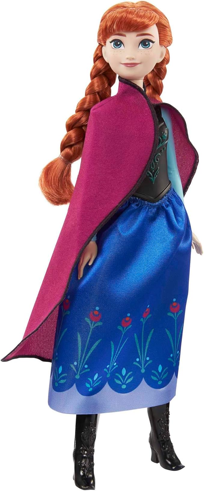 Mattel Disney Frozen Toys, Anna Fashion Doll & Accessory with Signature Look, Inspired by the Movie