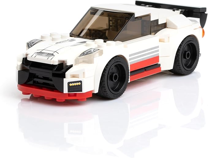 Racing Car Building Block Set (229 Pieces). Racing Car Building Blocks for Kids and Adults