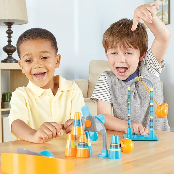 Learning Resources Pendulonium STEM Challenge, Kids Pendulum Game, 16 Pieces, Ages 5+