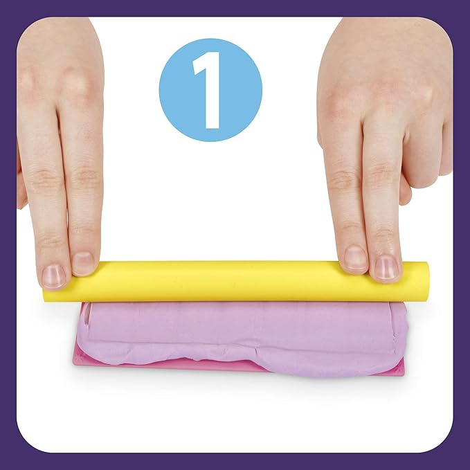 Play-Doh Builder Fairy House Toy Building Kit for Kids 5 Years and Up with 3 Non-Toxic Colors - Easy to Build DIY Craft Set