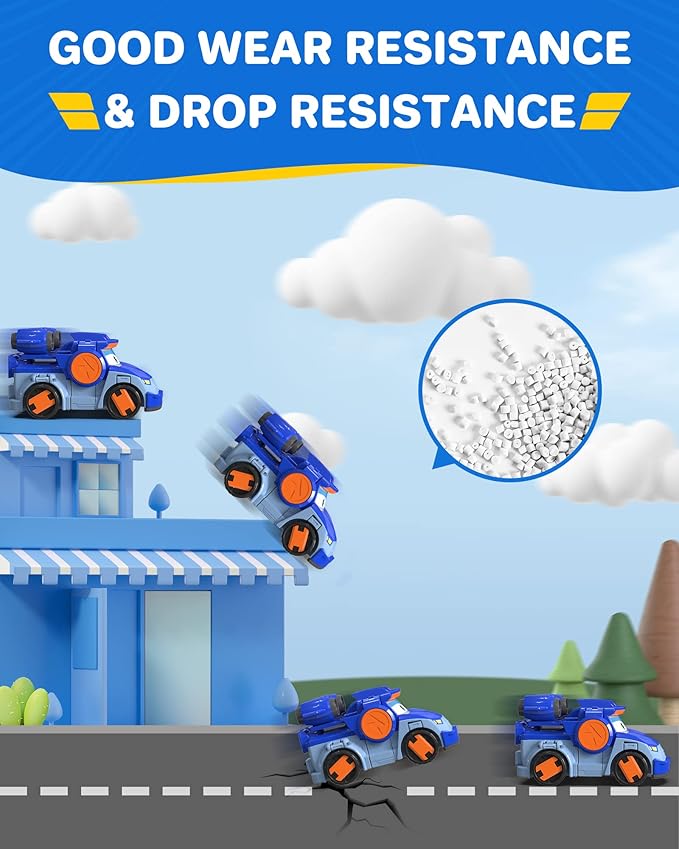 Super Wings - 5" Transforming Leo Airplane Toys Action Figure | Airplane to Robot | Season 5 New Character | Fun Toy Plane for 3 4 5 Years Old Boys and Girls | Preschool Birthday Gift for Kids , Blue