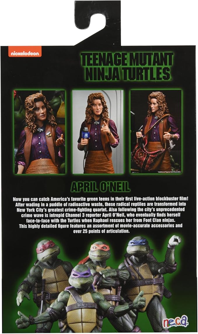 NECA Collectible Teenage Mutant Ninja Turtle 1990 Movie Ultimate 7" Scale Action Figure - April O'Neil