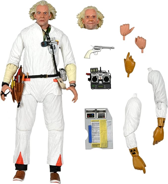 NECA Back to The Future - Ultimate Doc Brown 1985-7" Scale Action Figure