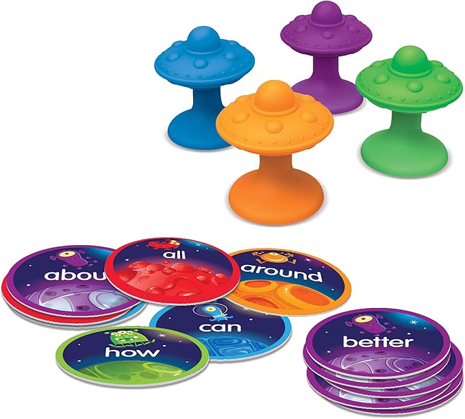 Learning Resources Slam Ships Sight Words Game - Ages 5+ Educational and Fun Games for Kids, Board Games for Kids, Kindergarten Games