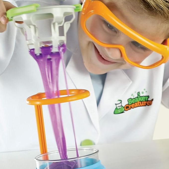 Learning Resources Beaker Creatures Alien Experiment Lab, 18 Piece Set, Ages 5+,Science Exploration, Science Kit for Kids, Fun Science Experiments for Kids