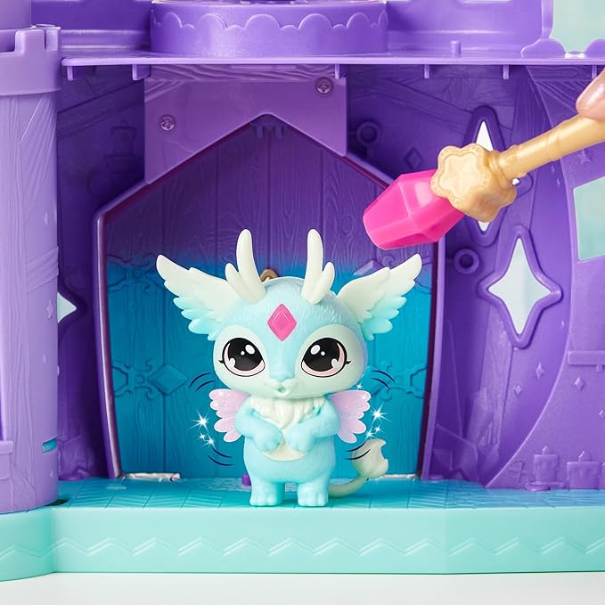 Magic Mixies Mixlings Magic Castle Playset, Expanding Playset with Magic Wand That Reveals 5 Magic Moments, for Kids Aged 5 and Up