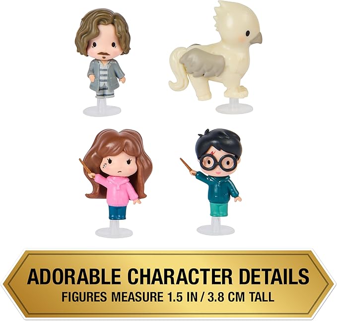 Wizarding World Harry Potter, Micro Magical Moments Prisoner of Azkaban Rescue Set with 4 Mini Figures & Display Case, Kids Toys for Ages 6 and up