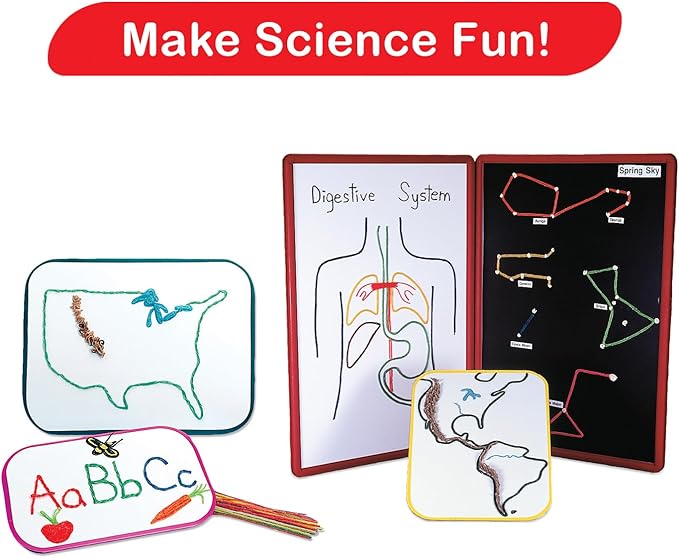 Wikki Stix Big Count Box, 468 13 Colors in Cool Storage Box with a 12 Page idea Booklet, Made in The USA