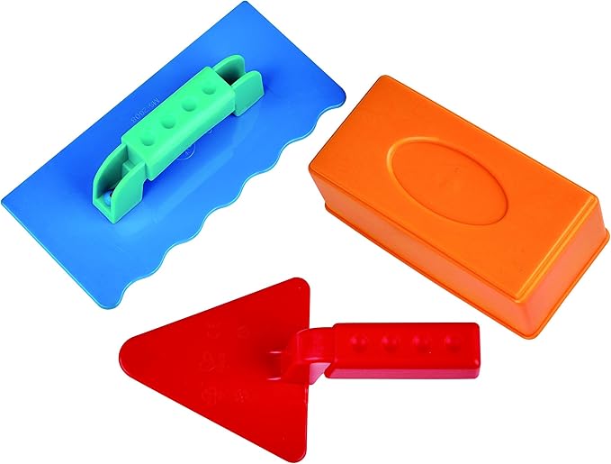 Hape Master Bricklayer Beach and Sand Toy Set Toys, Multicolor, Bold