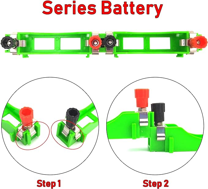 EUDAX Physics Science Lab Learning Circuit kit,Electricity Experiment Set,Building Circuits for Kids Junior Senior High School Students (Upgrade kit)