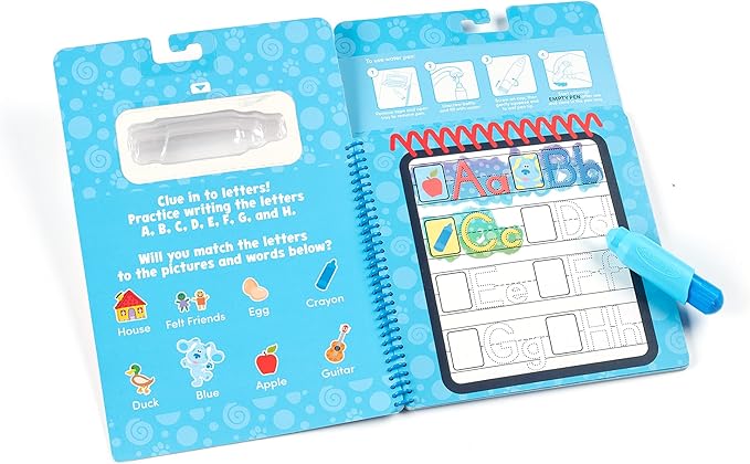 Melissa & Doug Blues Clues & You! Water Wow! Alphabet Water Reveal Travel Activity Pad
