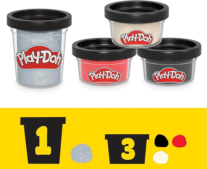 Play-Doh Star Wars: The Mandalorian Launching Speeder Playset, Bendy Grogu & 4 Inch Mando Action Figures, Imagination Toys for 4 Year Old Boys & Girls & Up