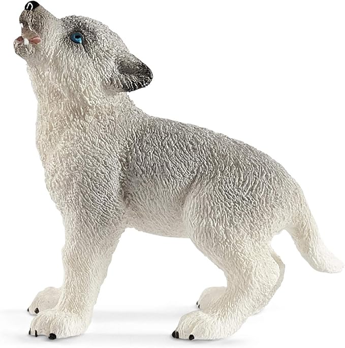 Schleich Wild Life 3pc. Mother Wolf and Baby Wolf Pups Figurine Set - Authentic and Highly Detailed Toy Set, Durable for Education and Fun Play, Perfect for Boys and Girls, Ages 3+