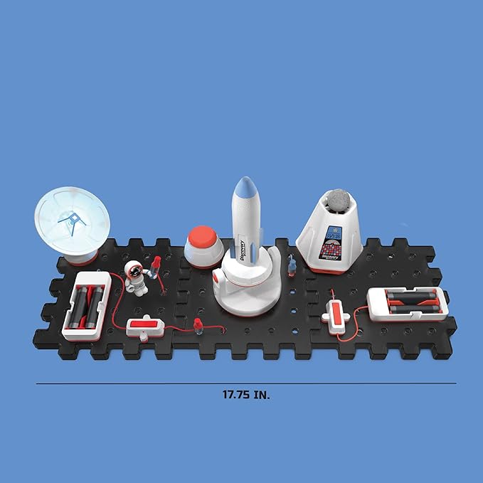 Discovery #Mindblown Circuitry Space Station Galactic Experiment Set, Build-It-Yourself Engineering Toy Kit, Explore The Science of Motion, Great Gift for Kids, 26-Piece, Age 8+
