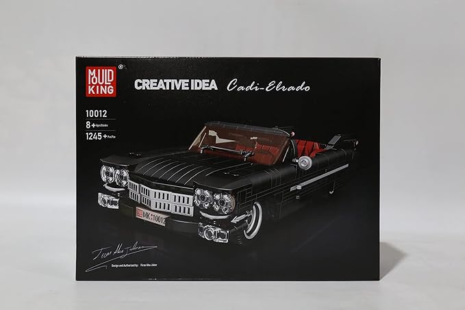 Mould King Sports Car Building Block Kits, MOC Racing Car Model Building Sets, Convertible Car Gifts for Kids Age 8+/Adults Collections Enthusiasts-1,245 Pieces