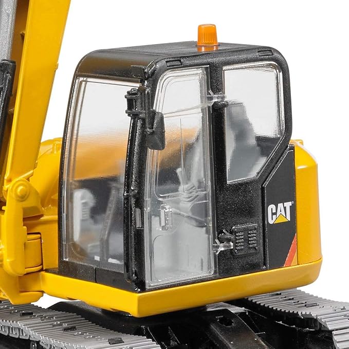 Bruder Toys - Construction Realistic CAT Mini Excavator Vehicle with Rotatable Cab and Removeable Shovel - Ages 3+