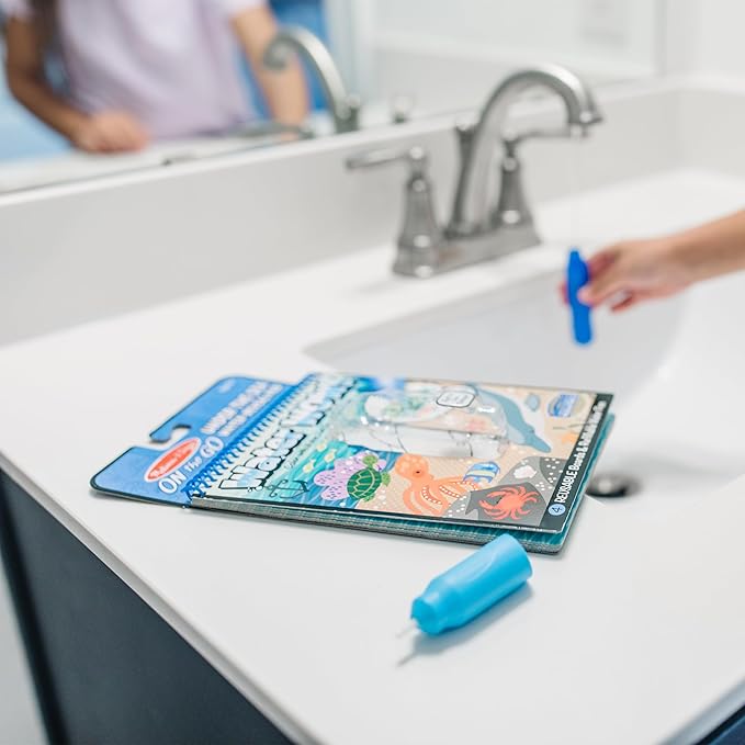 Melissa & Doug On the Go Water Wow! Reusable Water-Reveal Activity Pad - Under the Sea - FSC Certified