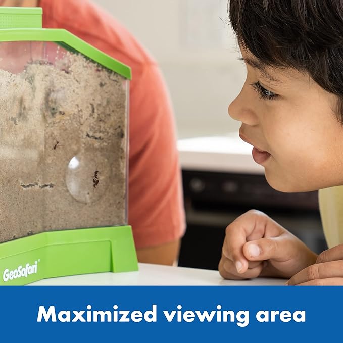 Educational Insights GeoSafari Ant Factory with Sand, Watch Live Ants, STEM Learning Toy, Ages 5+, Large