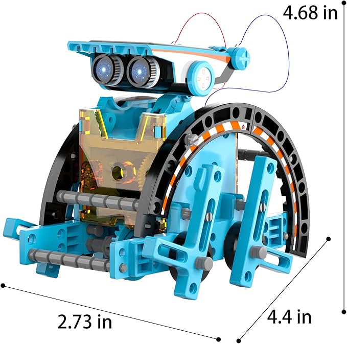 Lucky Doug 12-in-1 STEM Solar Robot Kit Toys Gifts for Kids 8 9 10 11 12 13 Years Old, Educational Building Science Experiment Set Birthday for Kids Boys Girls