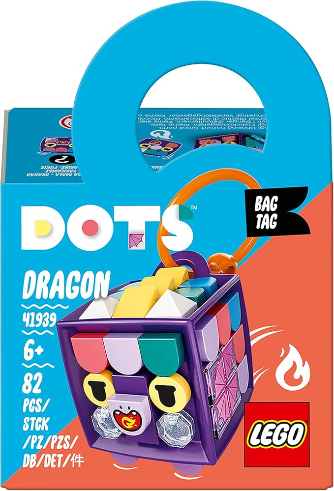 LEGO 41939 Dots Dragon Keyring