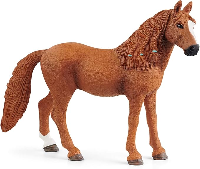 Schleich Horse Club, Horse Toys for Girls and Boys German Riding Pony Mare Horse Figurine, Ages 5+