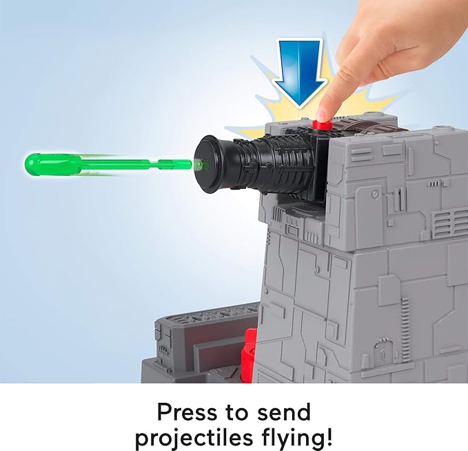 Fisher-Price Imaginext Star Wars Toys Death Star Turret Cannon with Darth Vader Metal Character Key for Kids Ages 3+ Years