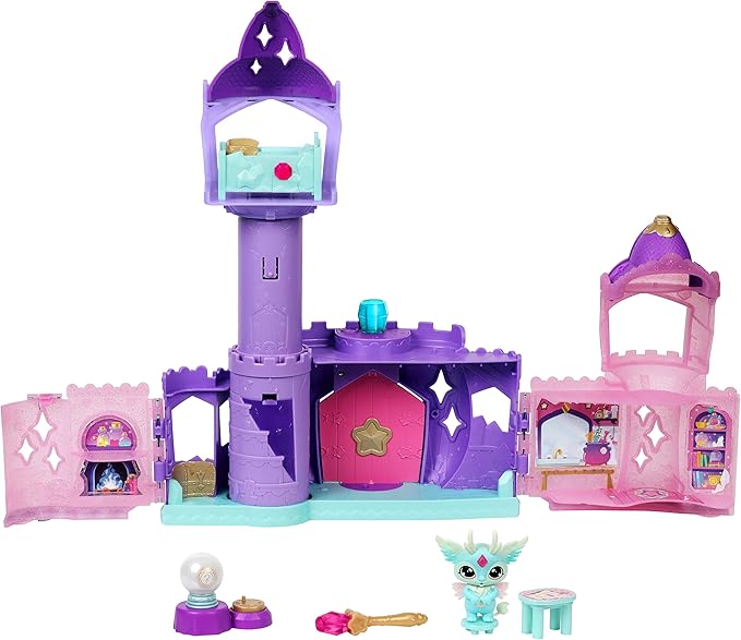 Magic Mixies Mixlings Magic Castle Playset, Expanding Playset with Magic Wand That Reveals 5 Magic Moments, for Kids Aged 5 and Up
