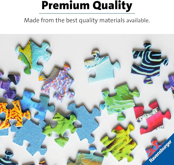 Ravensburger Minecraft Mosaic - 1000 Piece Jigsaw Puzzle for Kids and Adults | Unique Softclick Technology | Vibrant, Glare-Free Imagery | FSC Certified Eco-Friendly Material
