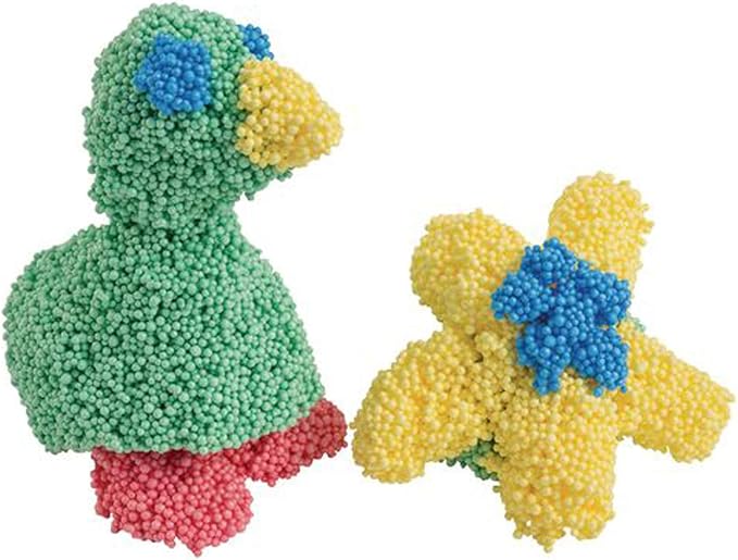 Funny Poop Floam Clay 6 Colors Modeling Foam Beads Play Kit for Kids Educational Magic Clay DIY Art Crafts Never Dries Out Preschool Toys Motor Skills