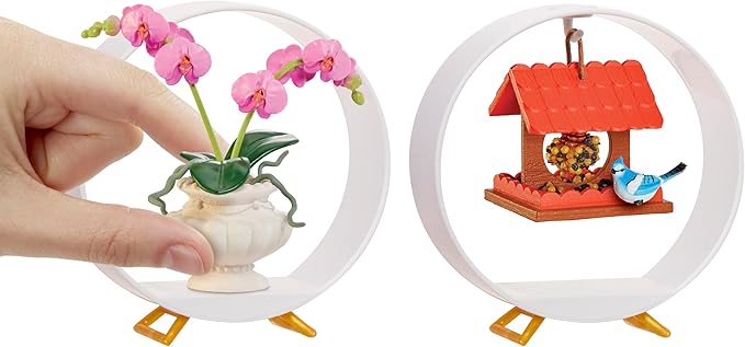 MGA's Miniverse Make It Mini Lifestyle™ Home Series 1 (6 Pack) Mini Collectibles, Mystery Blind Packaging, DIY, Crafts, Resin Play, Replica Items, Mini Plants, Birdhouses, Bouquets Collectors, 8+