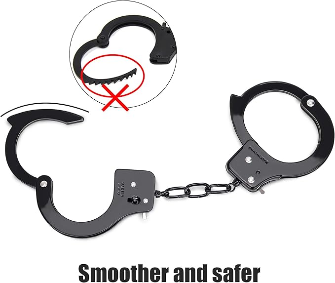 Metal Play Handcuffs, Hand Cuffs Police, Toy Handcuffs for Kids