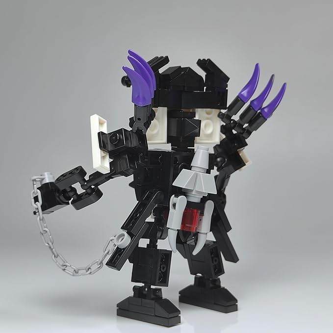 Skibid Toilet Building Block Set, Mini Titan TV Man Skibid Building Brick for Adults Fans 164PCS Blocks