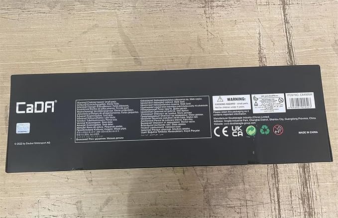 CaDA C64005w Alfa Romeo F1 Race Car C42 Building Blocks Set, 1868 PCS 1: 8 MOC Creative Building Blocks, Excellent Racer Model and Collection STEM Gift for 8+ Kids Teens and Adults