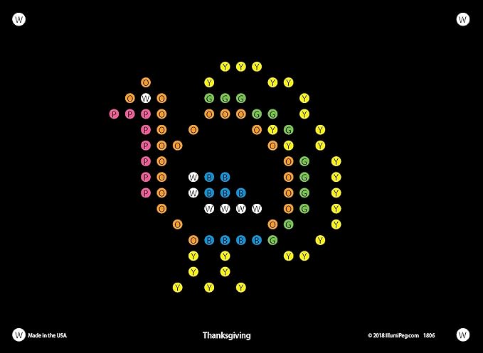 Holiday Refill templates for Basic Fun Lite Brite Magic Screen (12 Sheets, 6x8)