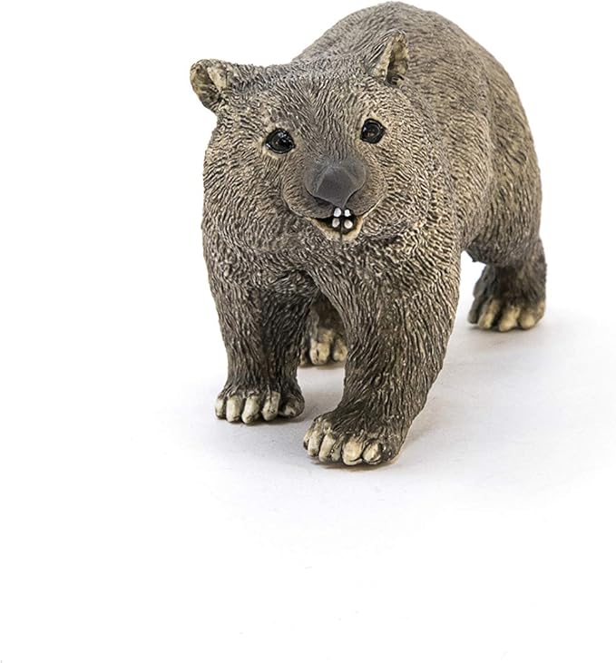 Schleich Wild Life, Realistic Australian Animal Toys for Kids Ages 3 and Above, Wombat Toy Figurine