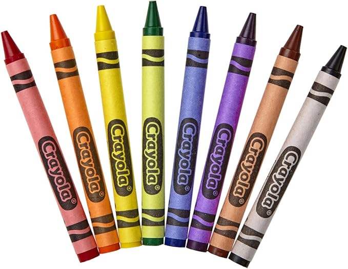 Crayola Classic Color Pack Crayons, Tuck Box, 8 Colors