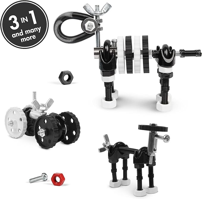 Build Your Own Animal Robot, Educational Stem Building Toys for Kids Age 6 7 8 9+ Year Old, Zebra Robot Stem Toys Engineering Kit, Construction Toys Steam Gift for Boys Girls