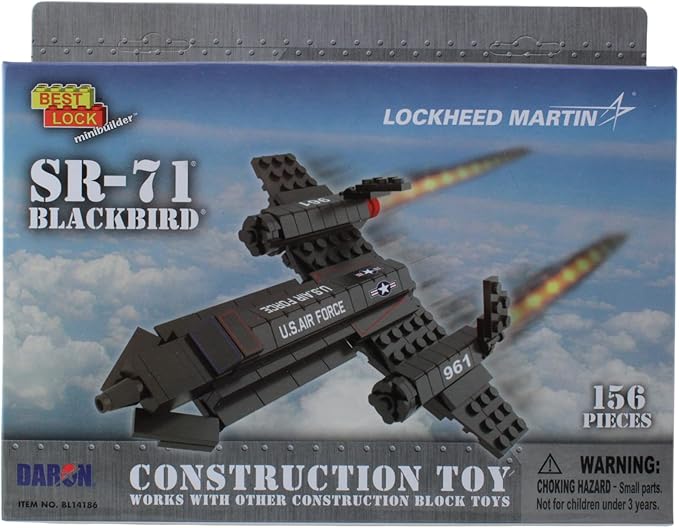 Daron SR-71 Best Lock Construction Toy (105 Piece)
