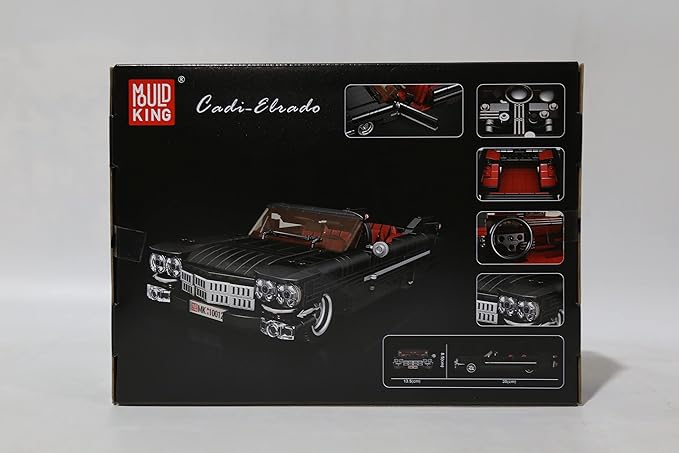 Mould King Sports Car Building Block Kits, MOC Racing Car Model Building Sets, Convertible Car Gifts for Kids Age 8+/Adults Collections Enthusiasts-1,245 Pieces