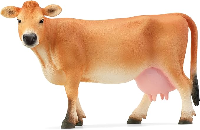 Schleich Farm World New 2024 Farm Animal Jersey Cow Toy Figurine