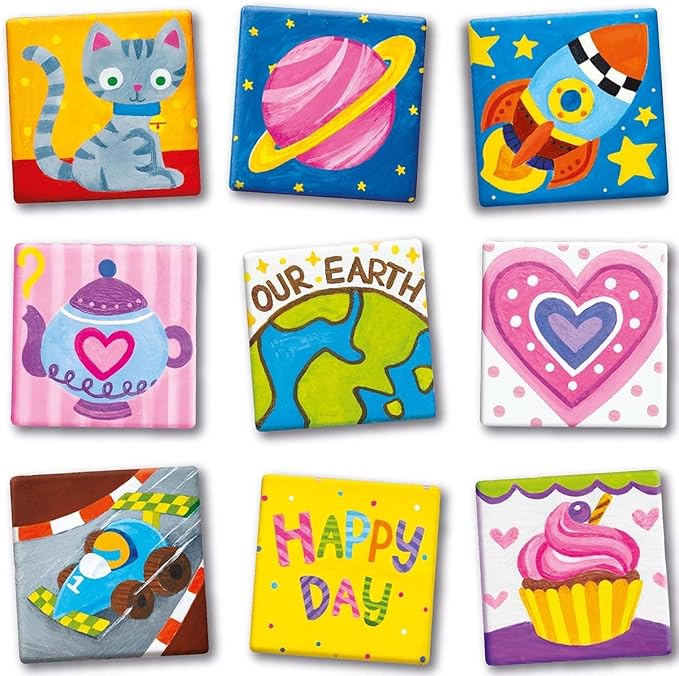 4M Magnetic Mini Tile Art, Art & Crafts DIY Kit, For Boys & Girls Ages 8+