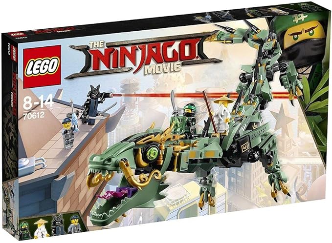 LEGO NINJAGO Movie Green Ninja Mech Dragon 70612 Ninja Toy with Dragon Figurine Building Kit (544 Pieces)