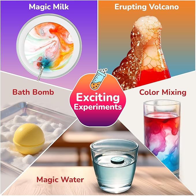 Smartivity Science Kit for Ages 8, 9, 10, 11, 12, 13, 14 Years | 50+ Unique Experiments I Volcano, Magic Snow, Lava Lamp & More | Birthday Gift for Boys & Girls I STEM Educational Toy for 8-14