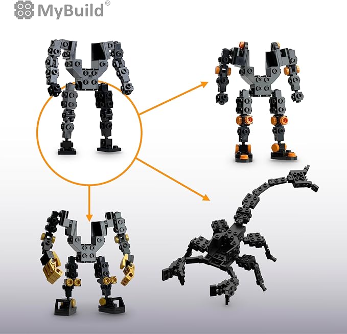 MyBuild Mecha Frame Pack MF5 - Build and Customize Your Own Mech with Ease, Recommended for Aged 10+