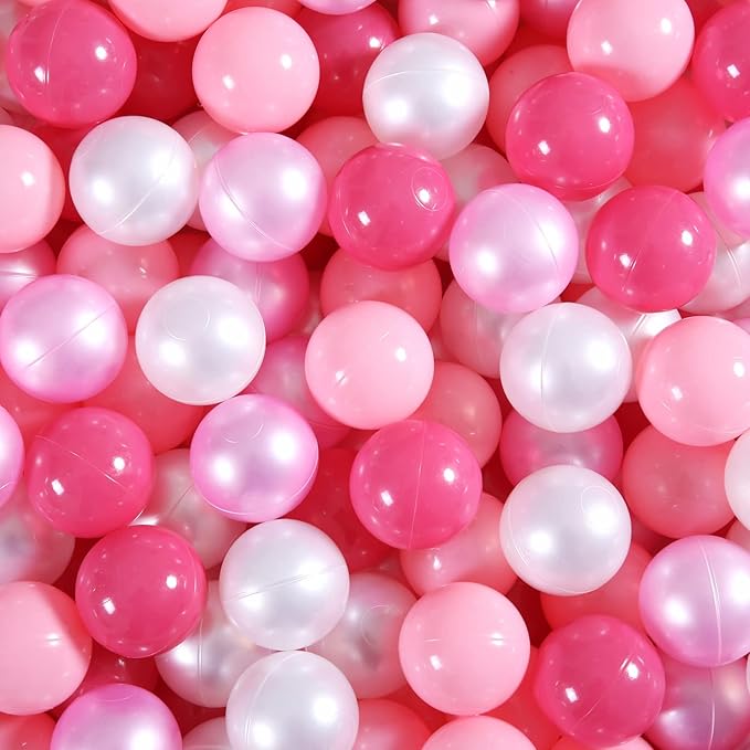 Ball Pit Balls Plastic Balls for Ball Pit Phathalate Free BPA Free Plastic Balls 100pcs 2.2" Set for Toddlers for Play Tent Tunnel