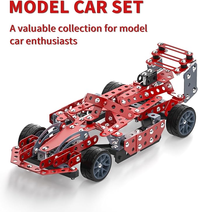 Lucky Doug Building Kit Model Car Set - STEM Project Building Toys for Kids Ages 8-12, Assembly Building Vehicle for Boys 8 9 10 11 Years Old