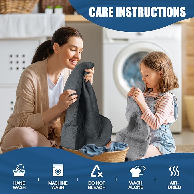 TAOCOCO 100% Waterproof Recliner Covers, Recliner Sofa Covers with Leg Straps, Reversible Recliner Couch Cover for Reclining Chair, Washable Couch Protector for Pets Kids(3 Seater, Dark Gray)