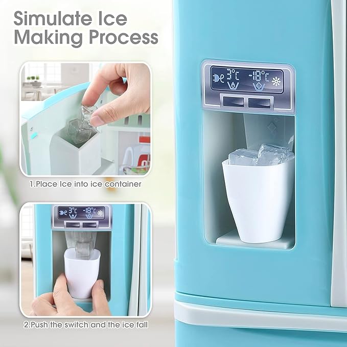 Play My Smart Fridge Double Door Learning & Educational Kids Toy Small Household Appliance Smart Refrigerator Toy, Gift for Boys & Girls
